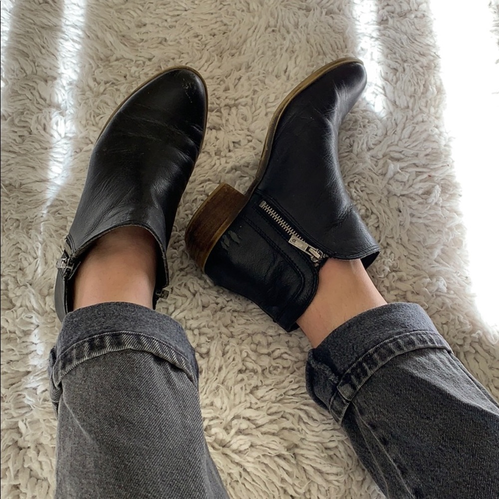 Lucky Brand black booties